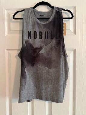 NOBULL Gray Floral Muscle Tank - Women's
